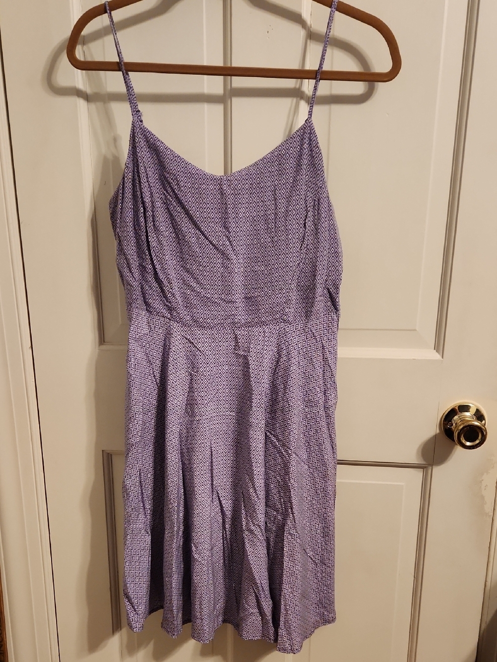 Old Navy Lilac Printed Sundress Dress Large